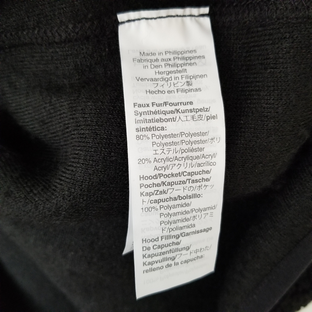 J.CREW Men's Hooded Sherpa Jacket Coat M Black NWT - Picture 13 of 14